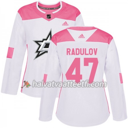 Naisten NHL Dallas Stars Pelipaita Alexander Radulov 47 Adidas 2017-2018 Valkoinen Vaaleanpunainen Fashion Authentic Naisten NHL Dallas Stars Pelipaita Alexander Radulov 47 Adidas 2017-2018 Valkoinen Vaaleanpunainen Fashion Authentic